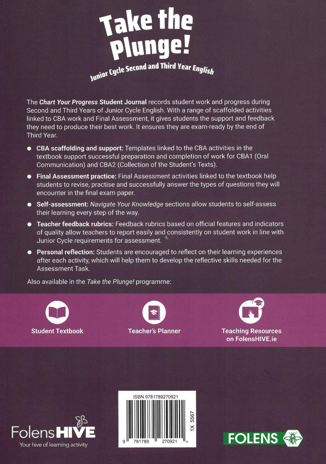 ■ Take The Plunge! - Student Journal Only - New Edition (2021) by Folens on Schoolbooks.ie