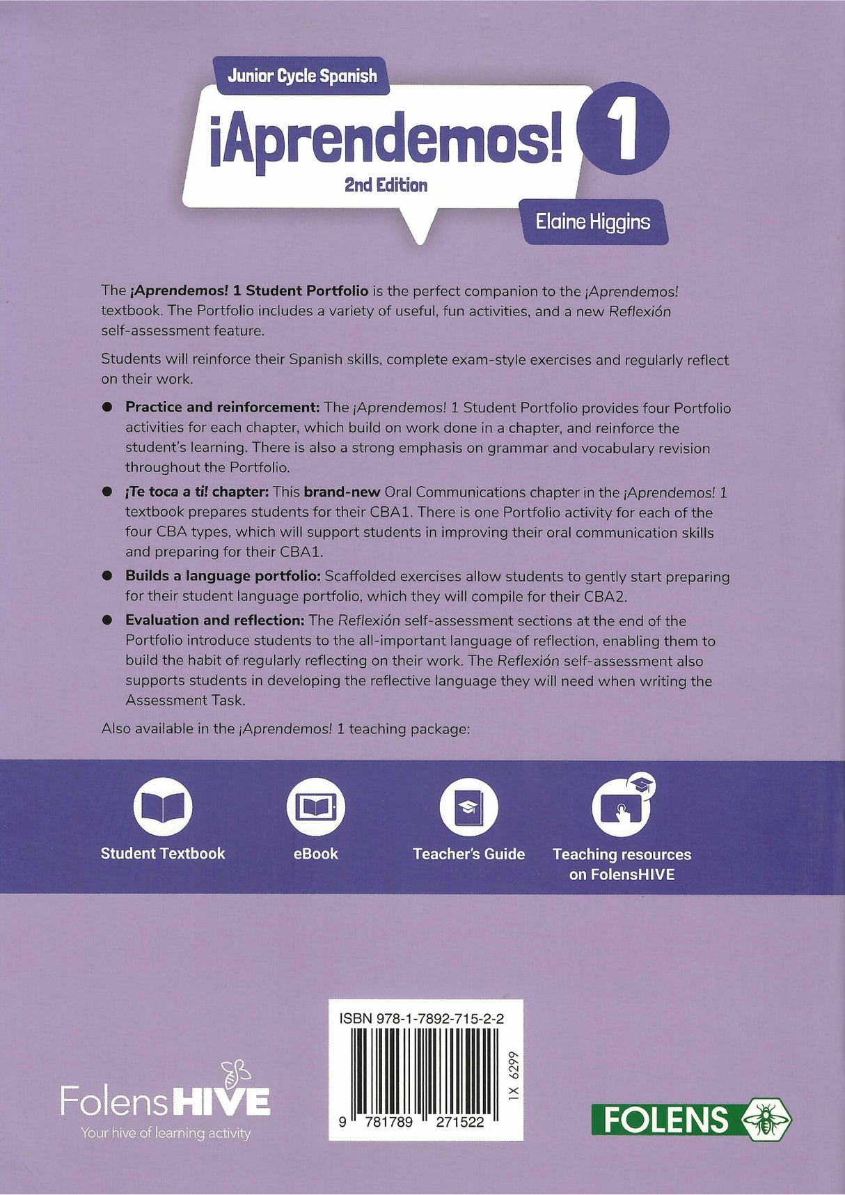 ¡Aprendemos! Book 1 - Mi Portfolio Book Only - 2nd / New Edition (2023) by Folens on Schoolbooks.ie