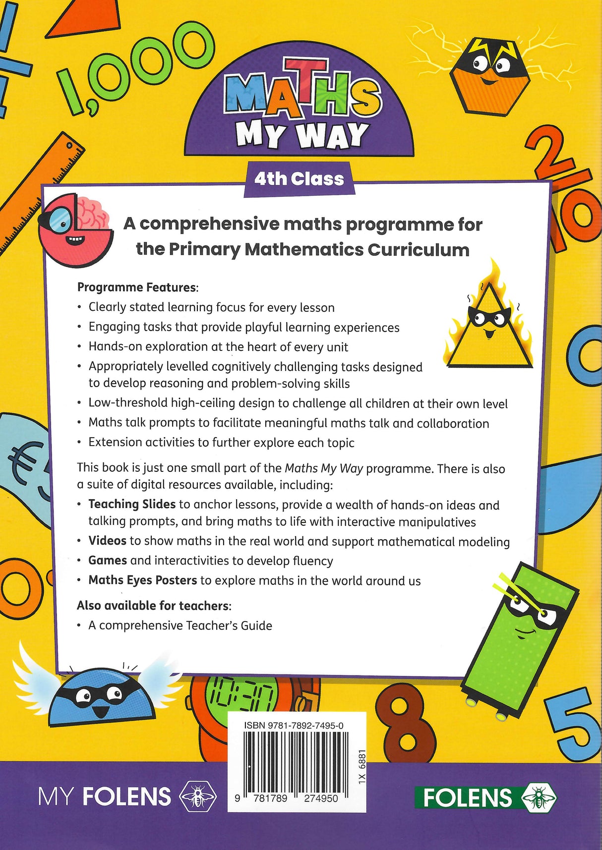 Maths My Way - 4th Class by Folens on Schoolbooks.ie