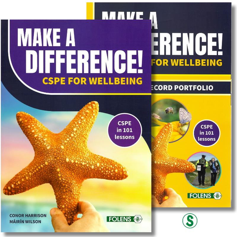 Make a Difference! - Textbook & Workbook Set - 6th / New Edition (2024) by Folens on Schoolbooks.ie
