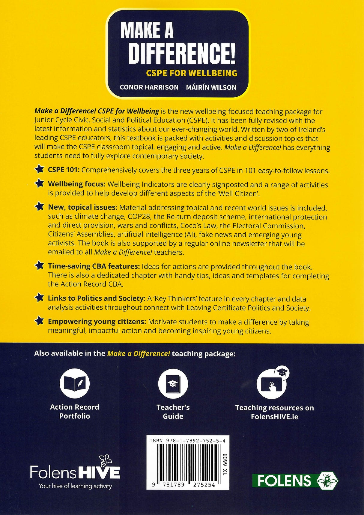 Make a Difference! - Textbook & Workbook Set - 6th / New Edition (2024) by Folens on Schoolbooks.ie