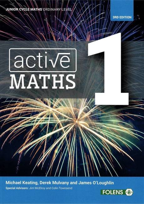 Active Maths 1 - Ordinary Level - 3rd / New Edition (2024) by Folens on Schoolbooks.ie