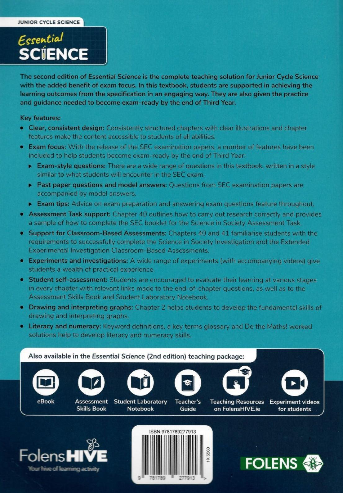 ■ Essential Science - Textbook Only - 2nd / Old Edition (2021) by Folens on Schoolbooks.ie