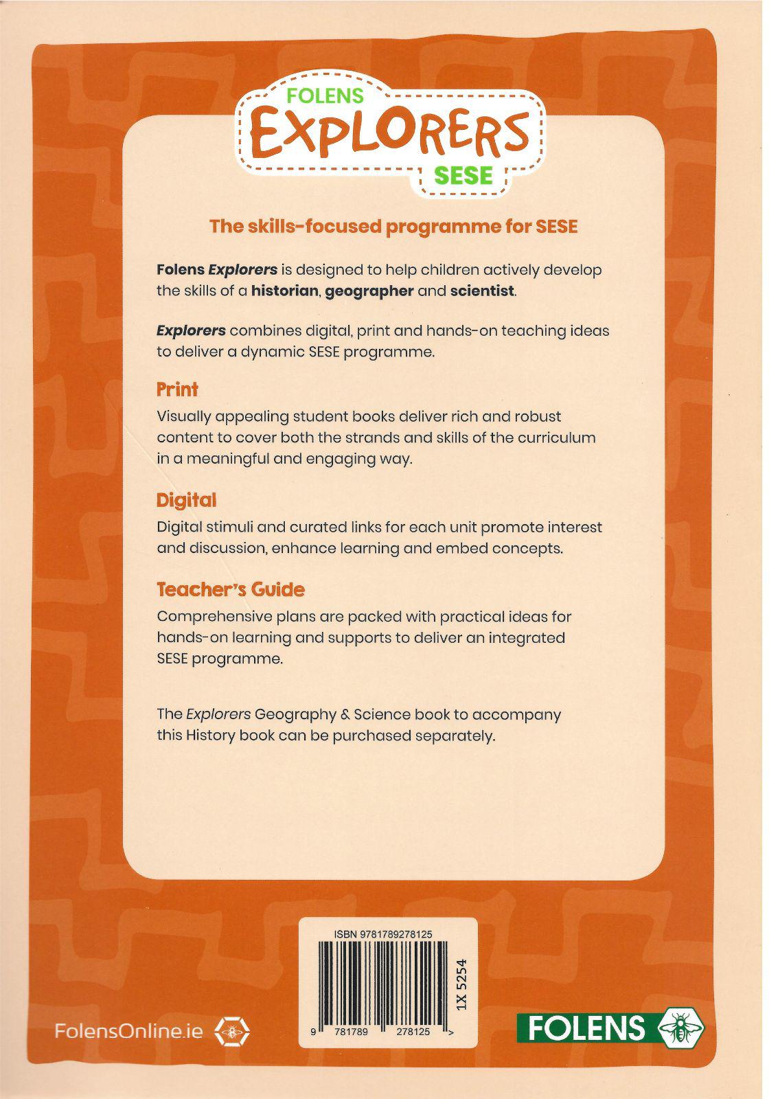 Explorers History - 3rd Class by Folens on Schoolbooks.ie