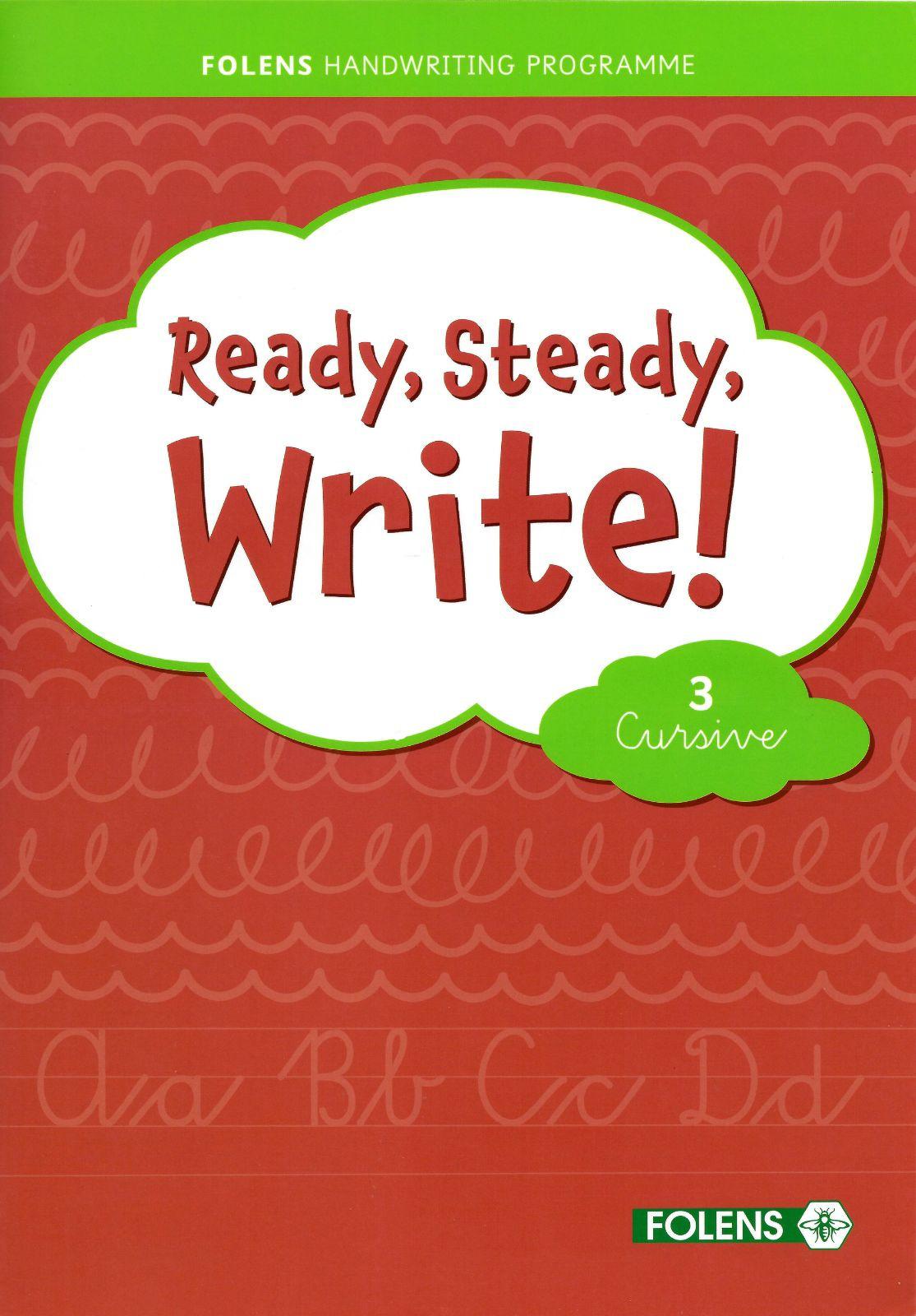 ■ Ready, Steady, Write! 3 - Third Class - Cursive by Folens on Schoolbooks.ie