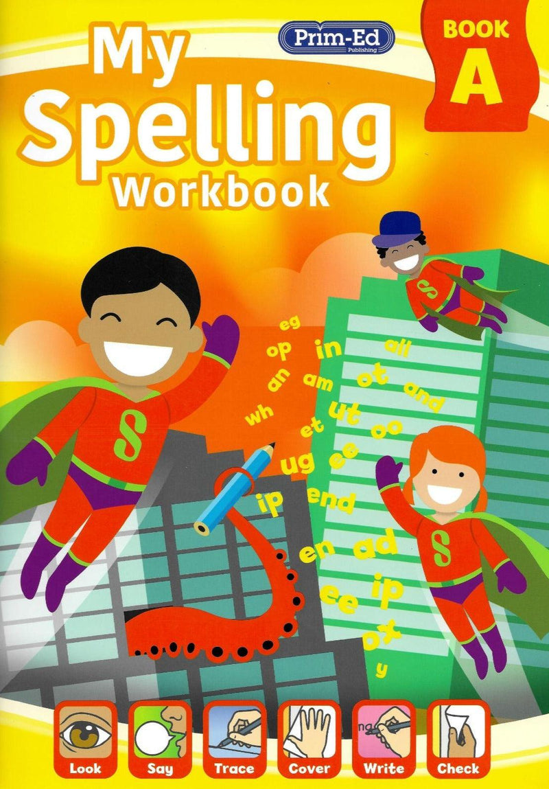 My Spelling Workbook - Book A - New Edition (2021) by Prim-Ed Publishing on Schoolbooks.ie