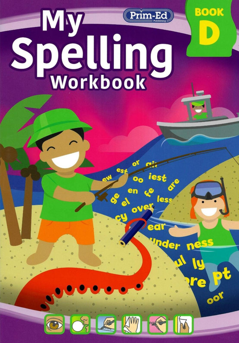 My Spelling Workbook - Book D - New Edition (2021) by Prim-Ed Publishing on Schoolbooks.ie