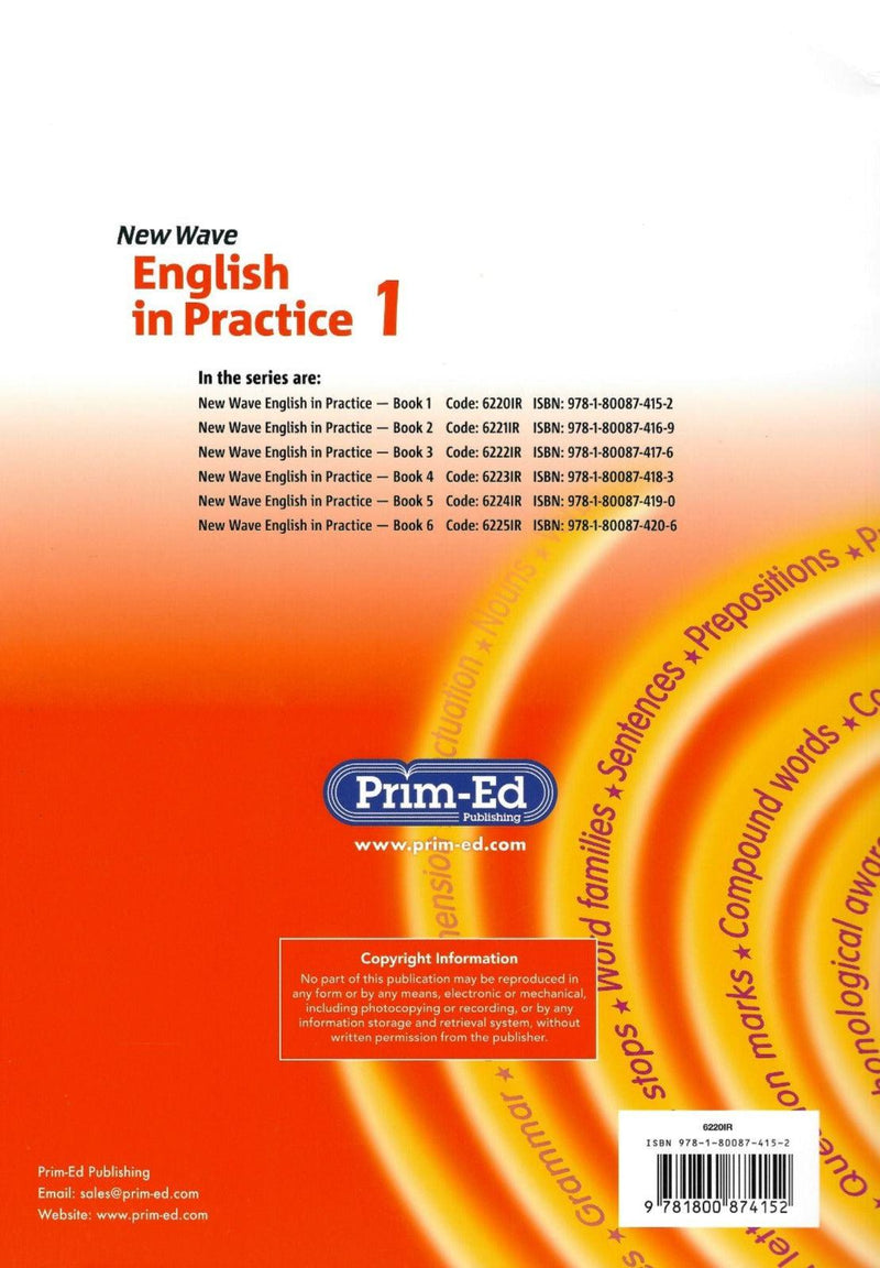 New Wave English in Practice - 1st Class - Revised / New Edition (2022) by Prim-Ed Publishing on Schoolbooks.ie