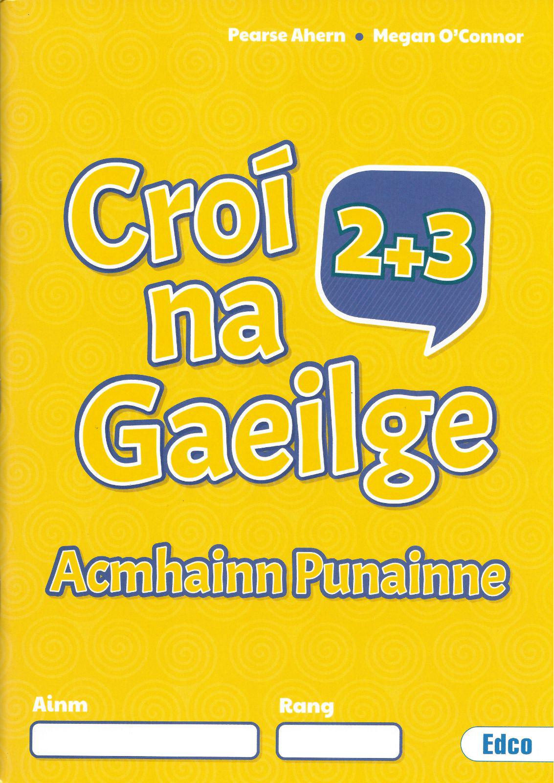 ■ Croí na Gaeilge 2 + 3 - Acmhainn Punainne (Portfolio Resource Book) Only by Edco on Schoolbooks.ie