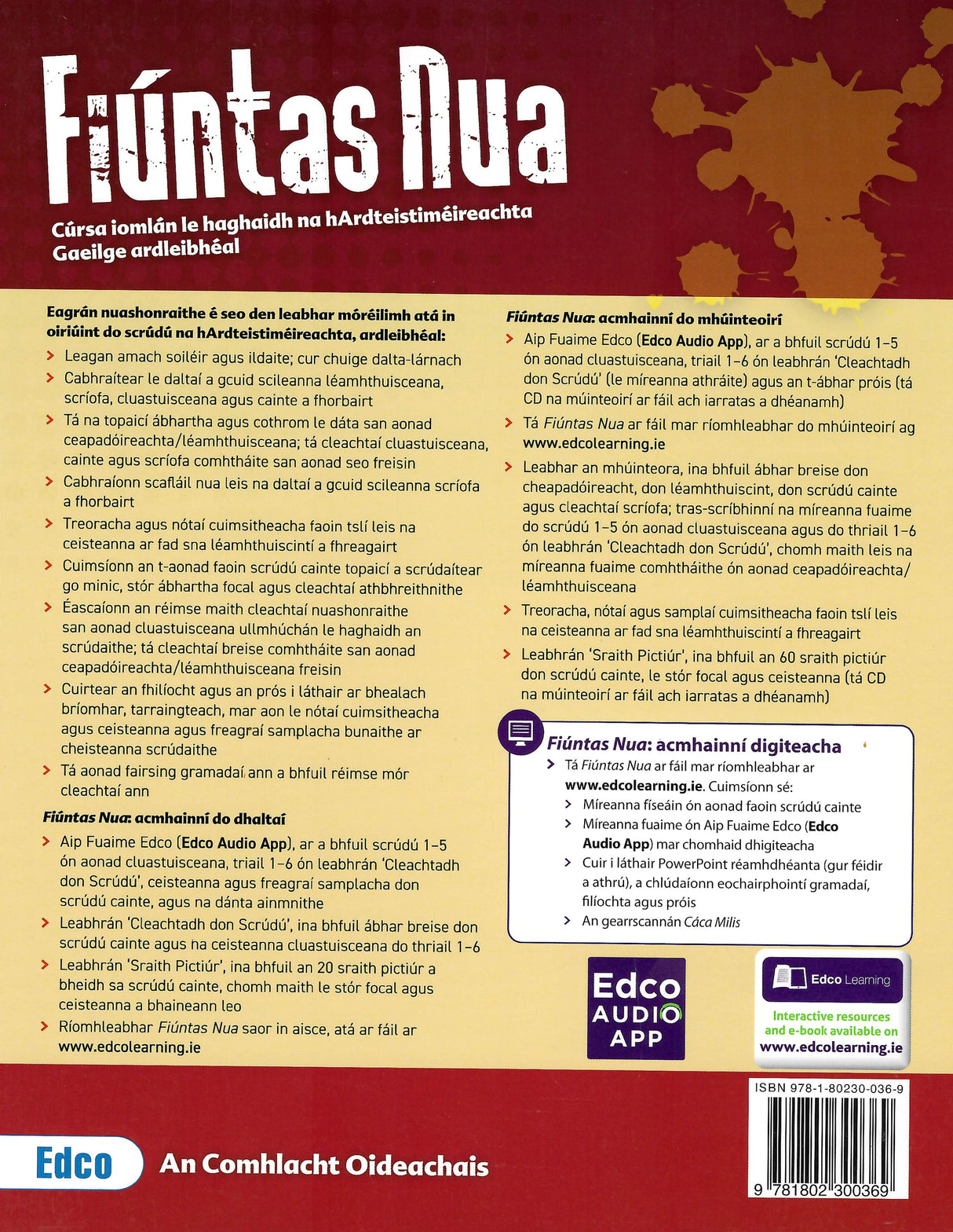 ■ Fiúntas Nua - Pack - 2nd / Old Edition (2023) by Edco on Schoolbooks.ie