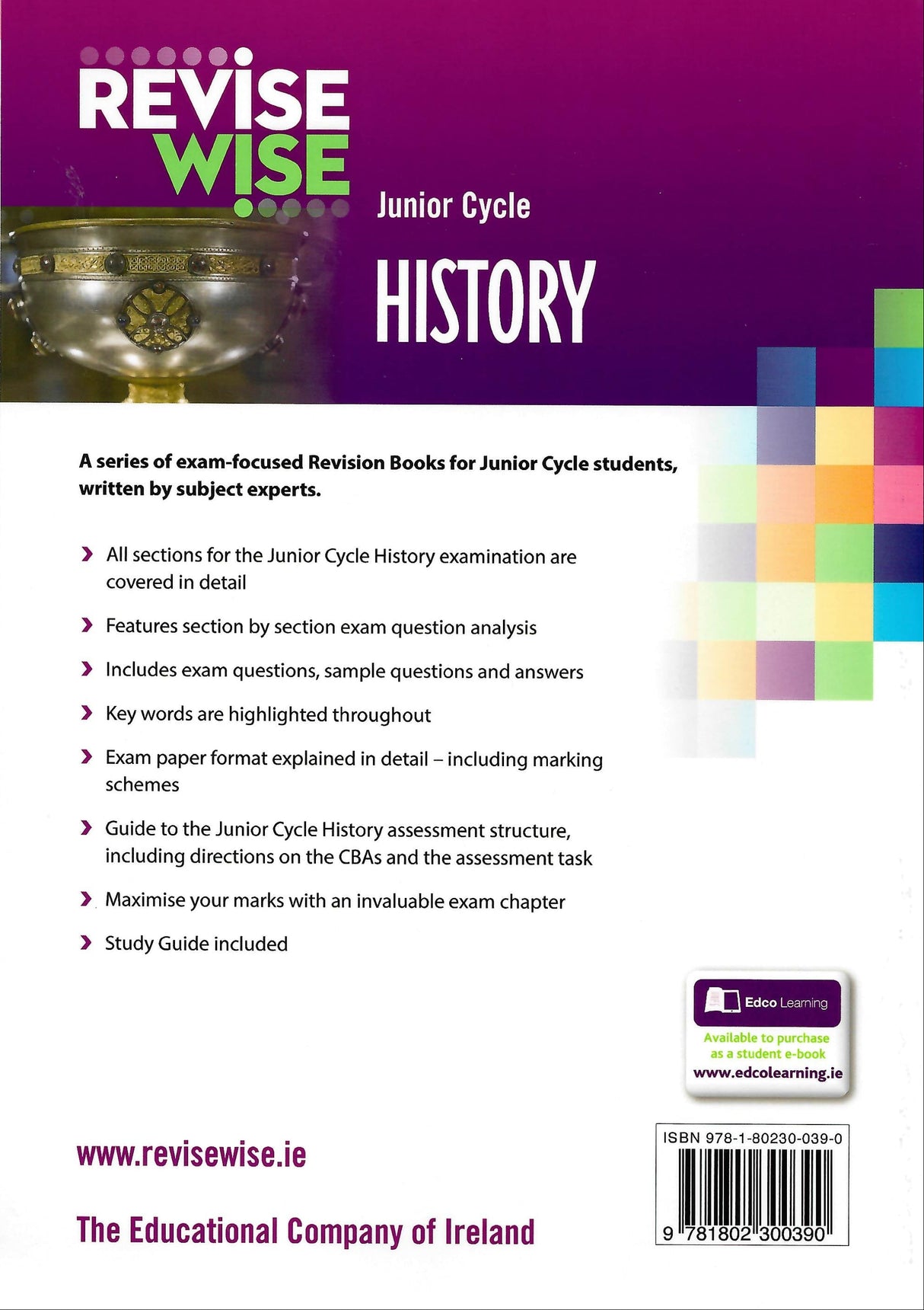 Revise Wise - Junior Cycle - History - Common Level by Edco on Schoolbooks.ie