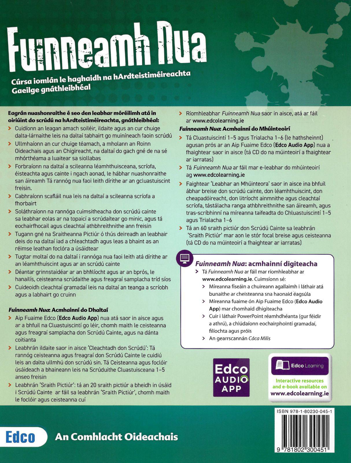 ■ Fuinneamh Nua - Pack - 2nd / Old Edition (2023) by Edco on Schoolbooks.ie