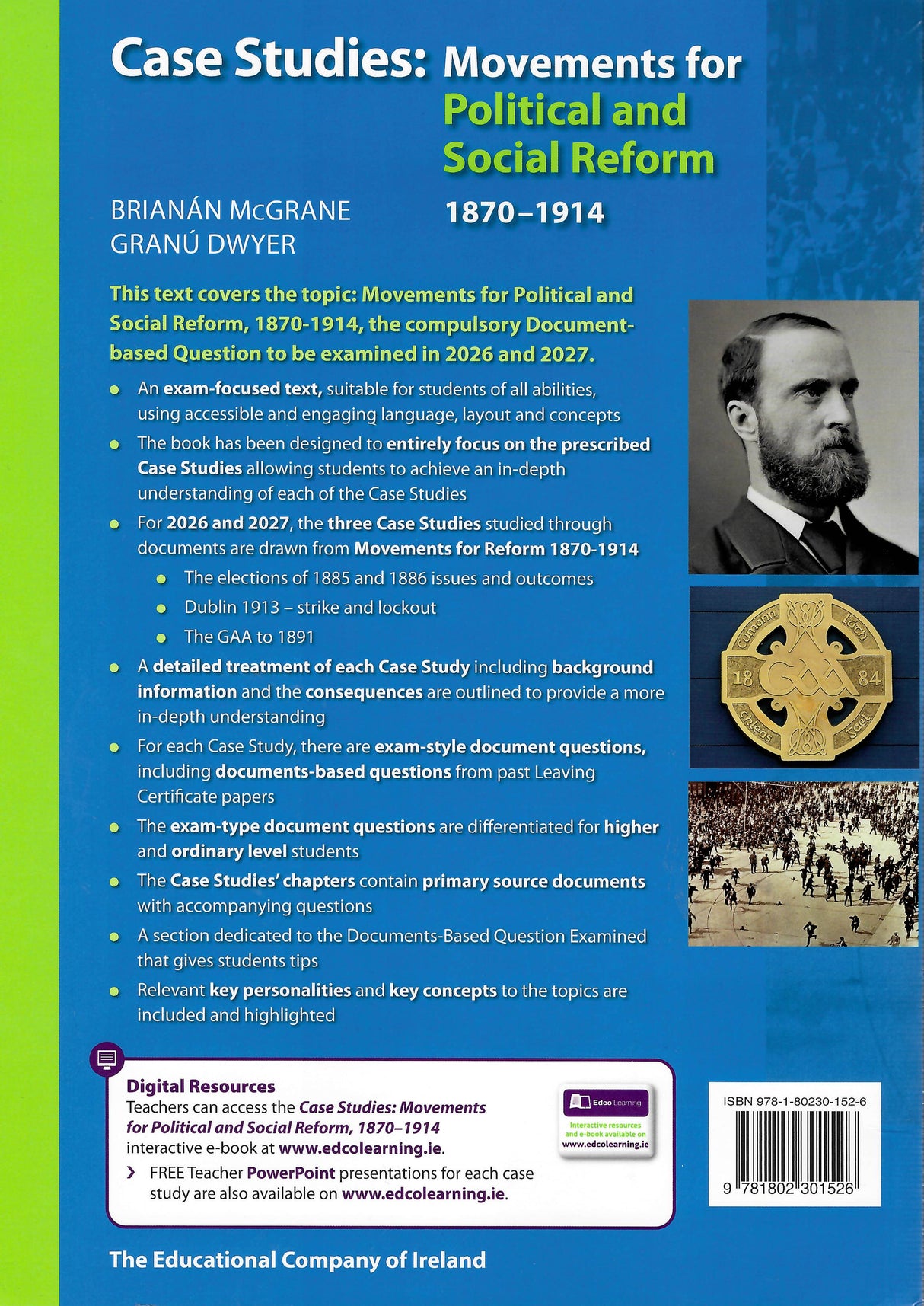 ■ Case Studies - Movements for Political and Social Reform 1870-1914 (for 2026 and 2027 exams) by Edco on Schoolbooks.ie