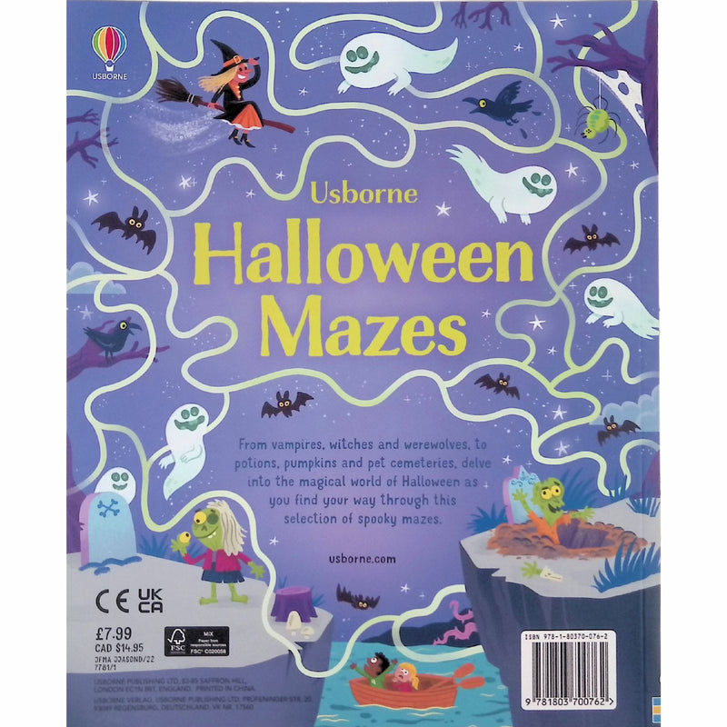 Halloween Mazes by Usborne Publishing Ltd on Schoolbooks.ie