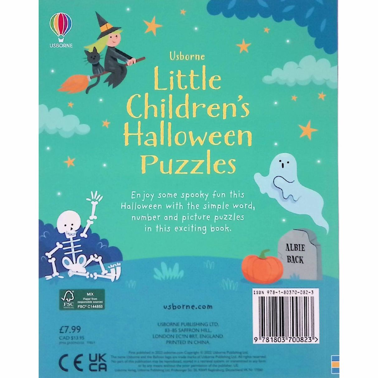 Little Children's Halloween Puzzles by Usborne Publishing Ltd on Schoolbooks.ie