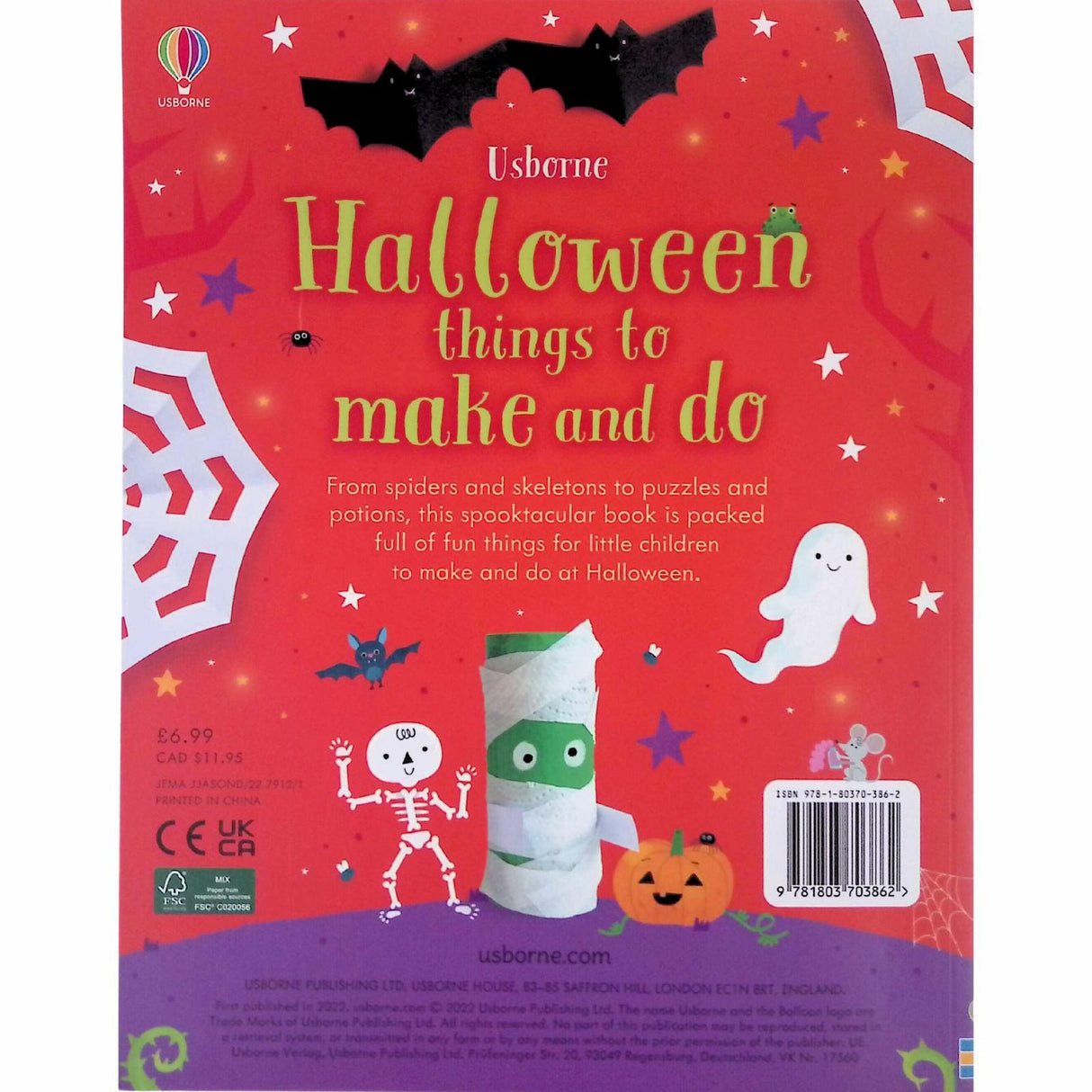 Halloween Things to Make and Do by Usborne Publishing Ltd on Schoolbooks.ie
