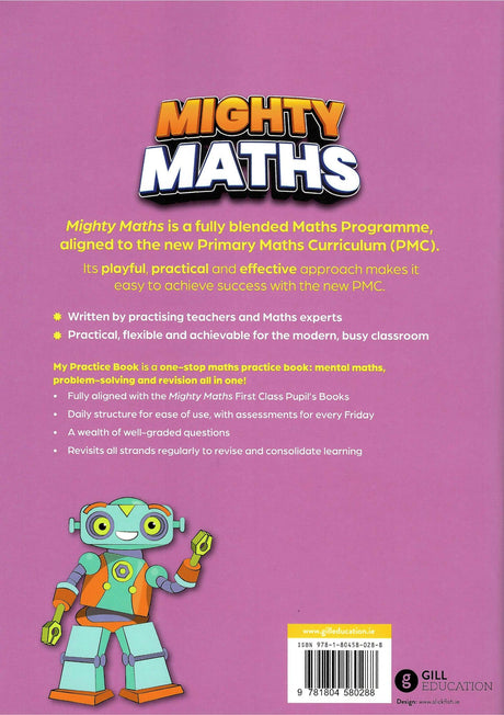 Mighty Maths - 1st Class - My Practice Book by Gill Education on Schoolbooks.ie