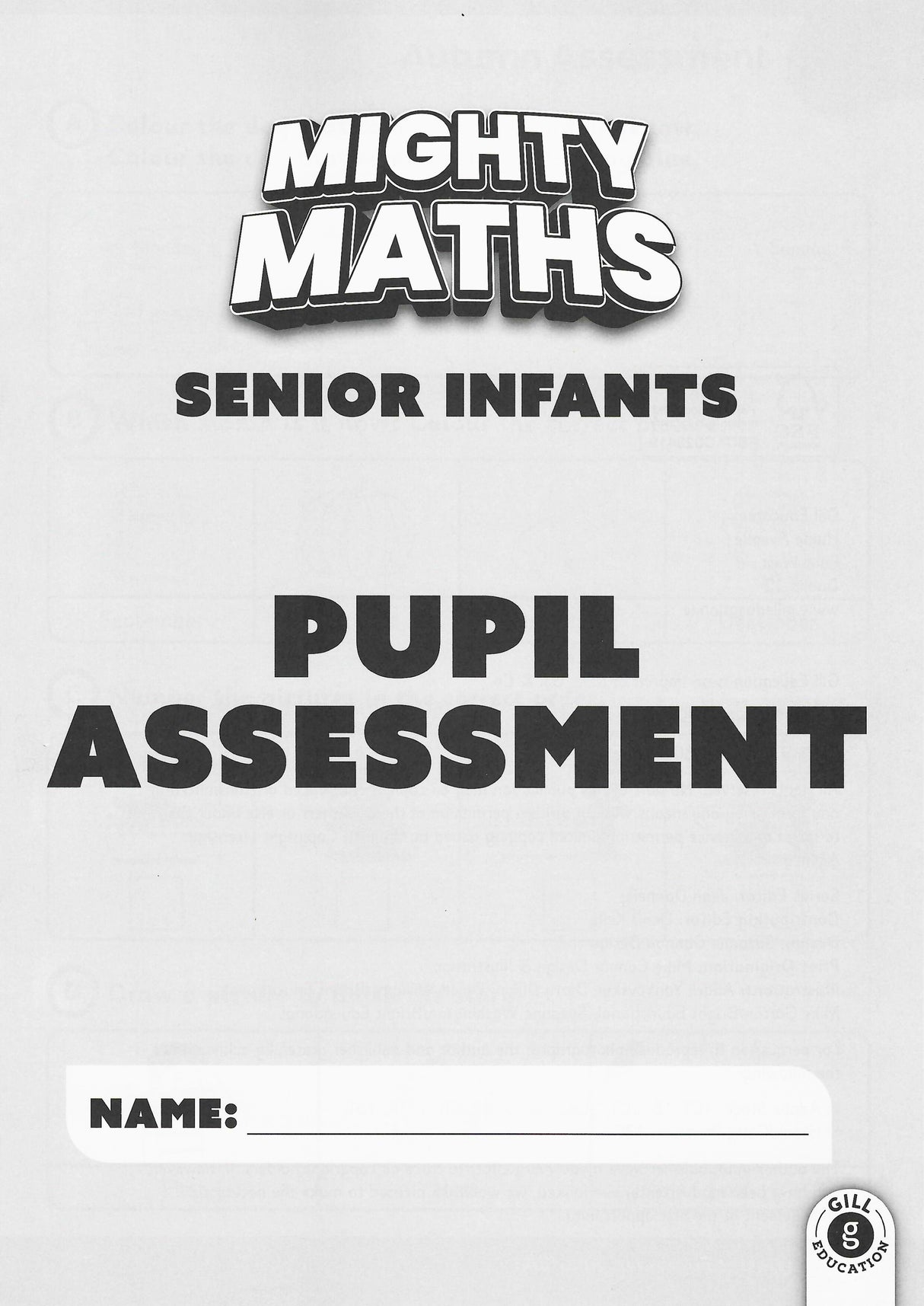 Mighty Maths - Pupils Book & Assessment Book & My Learning Journal - Set - Senior Infants by Gill Education on Schoolbooks.ie