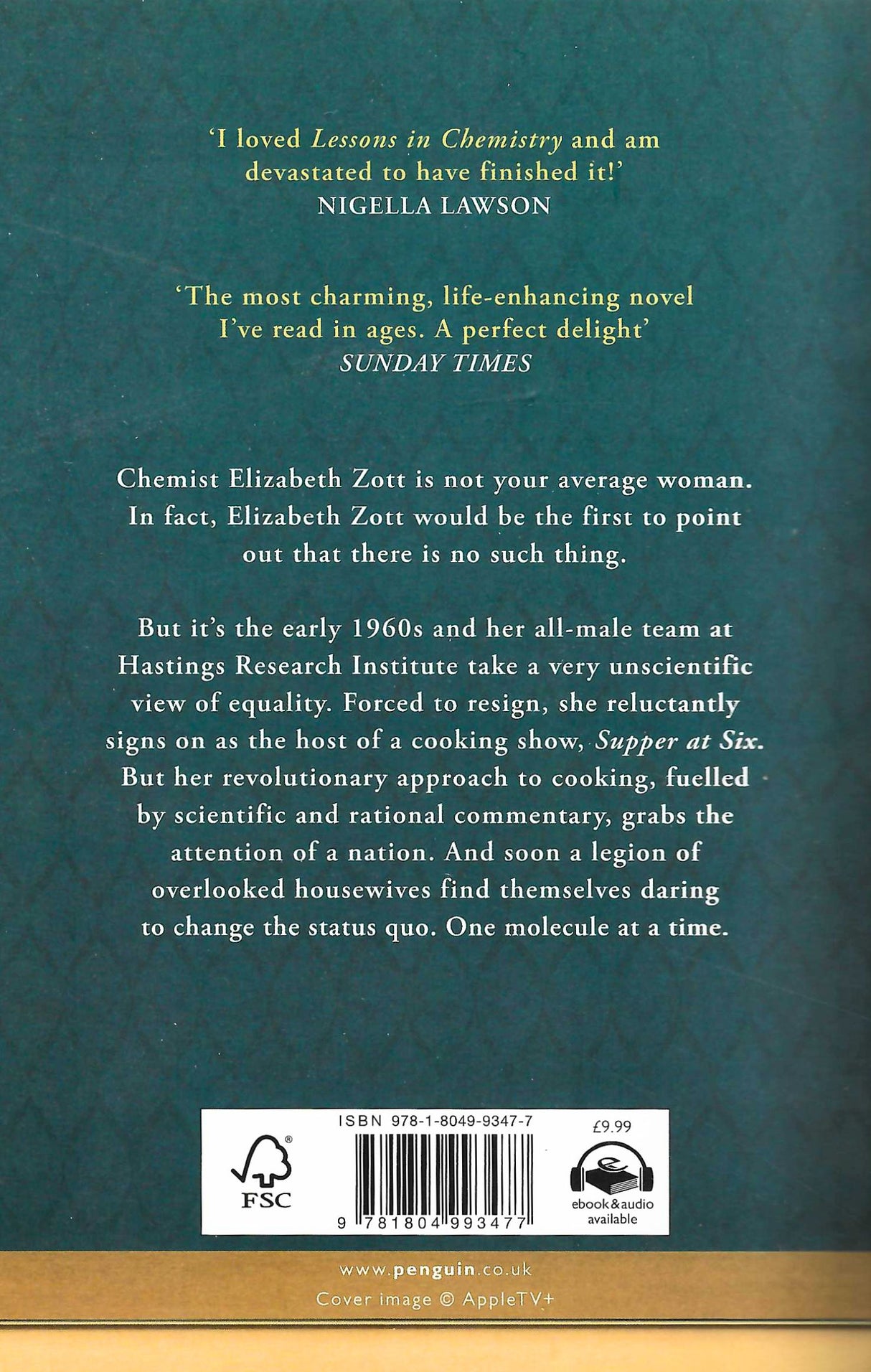 Lessons in Chemistry by Transworld Publishers Ltd on Schoolbooks.ie