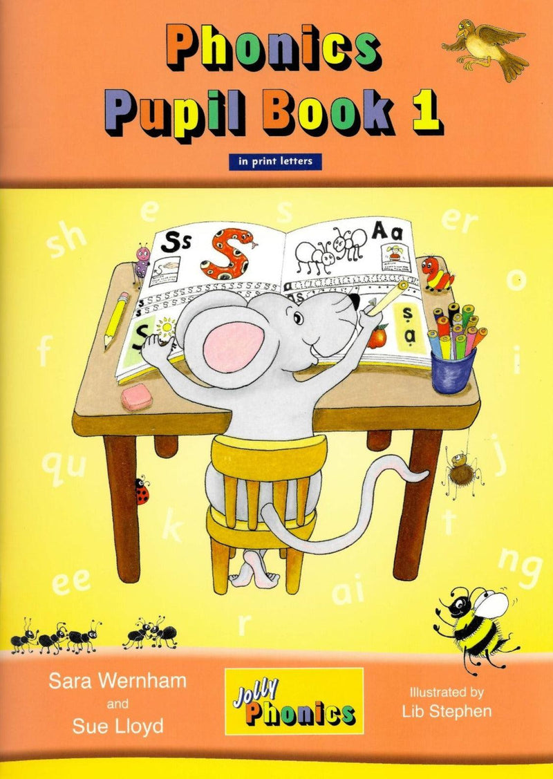 Jolly Phonics Pupil Book 1 - in Print Letters (Colour) - Old Edition by Jolly Learning Ltd on Schoolbooks.ie
