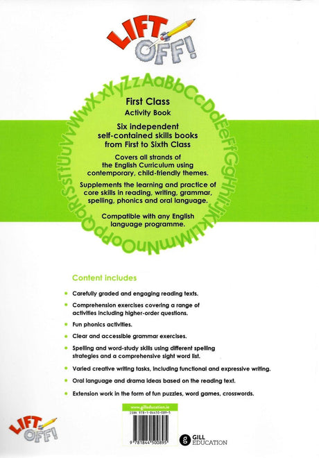 ■ Lift Off Key Skills In English - 1st Class by Gill Education on Schoolbooks.ie