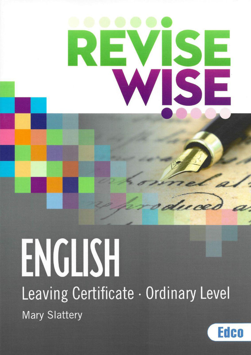 Revise Wise - Leaving Cert - English - Ordinary Level by Edco on Schoolbooks.ie