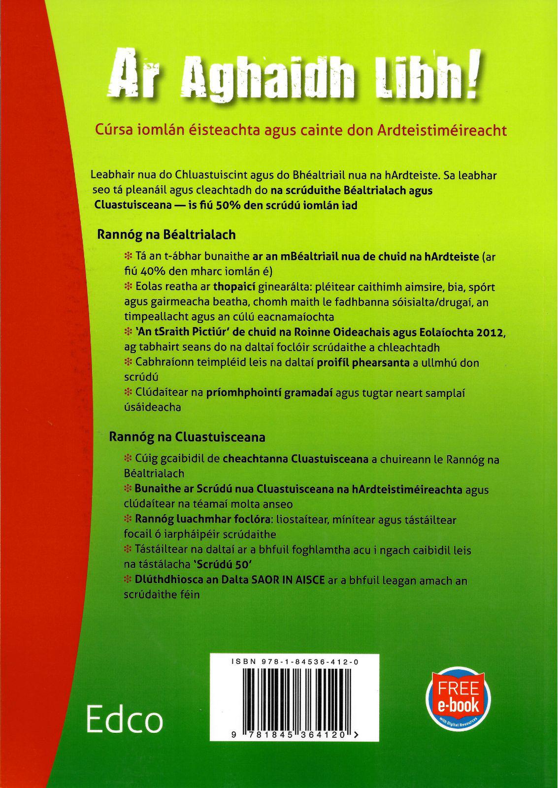 Ar Aghaidh Libh! - Ardleibheal by Edco on Schoolbooks.ie