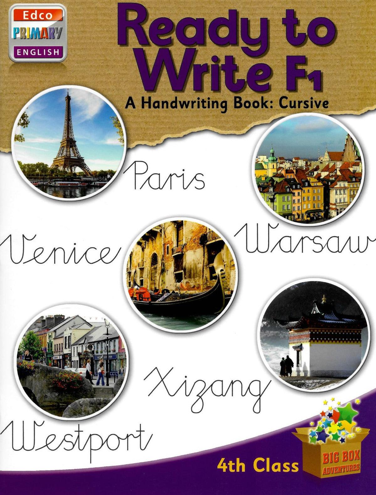 Ready to Write F1 - Fourth Class - Cursive by Edco on Schoolbooks.ie