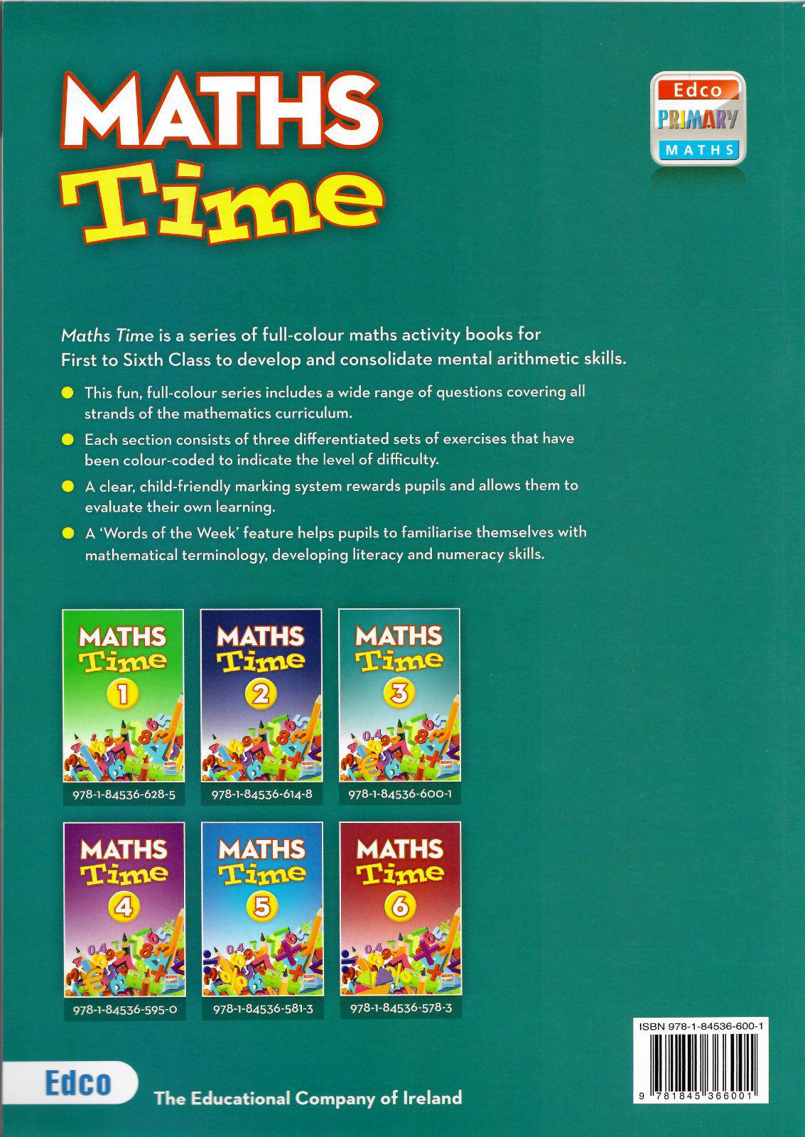 Maths Time 3 - 3rd Class by Edco on Schoolbooks.ie