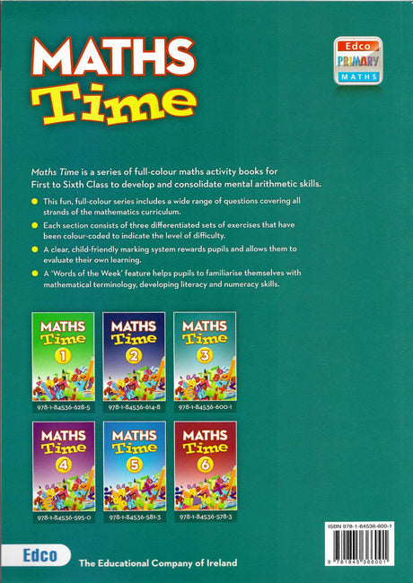 Maths Time 3 - 3rd Class by Edco on Schoolbooks.ie