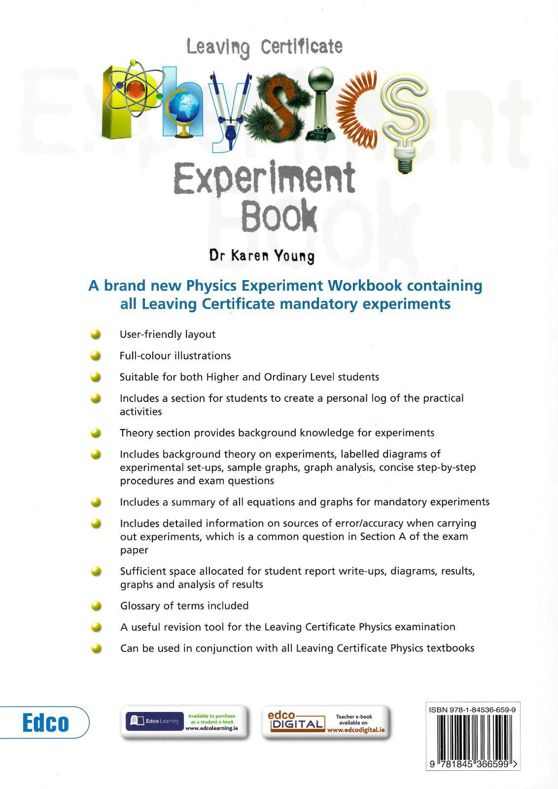 ■ Leaving Certificate Physics Experiment Book by Edco on Schoolbooks.ie