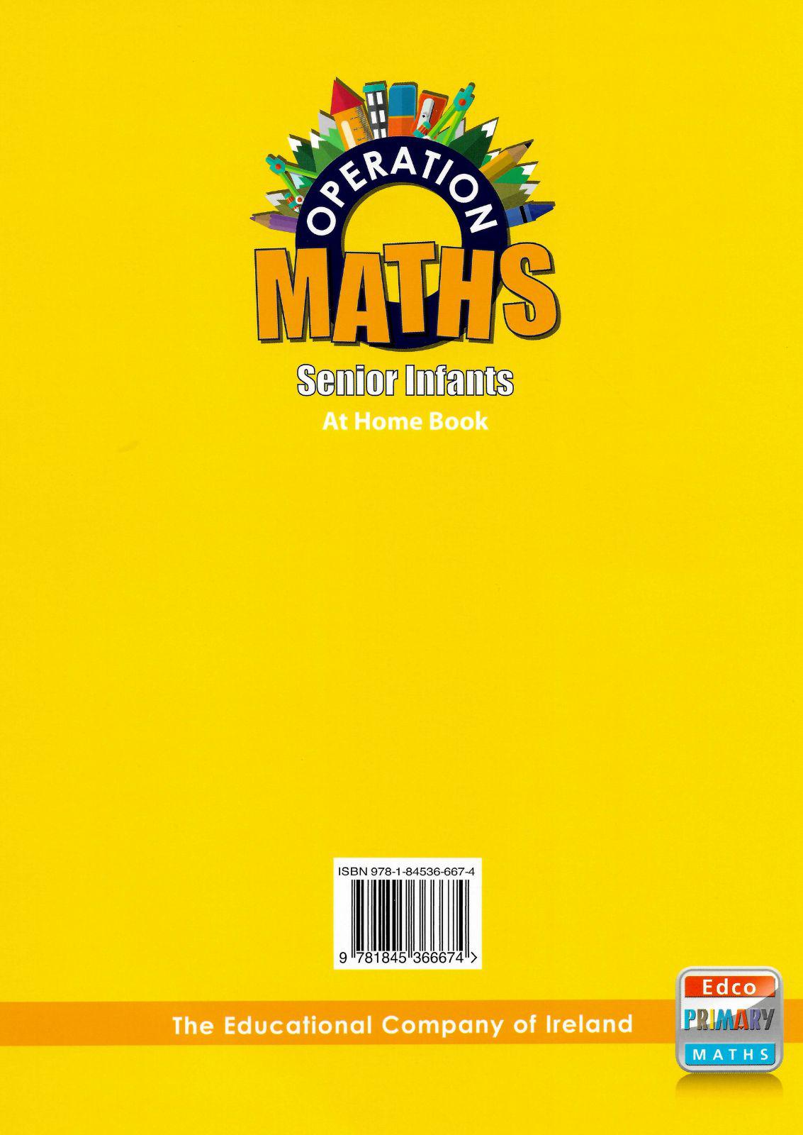 Operation Maths B - Senior Infant Pack by Edco on Schoolbooks.ie