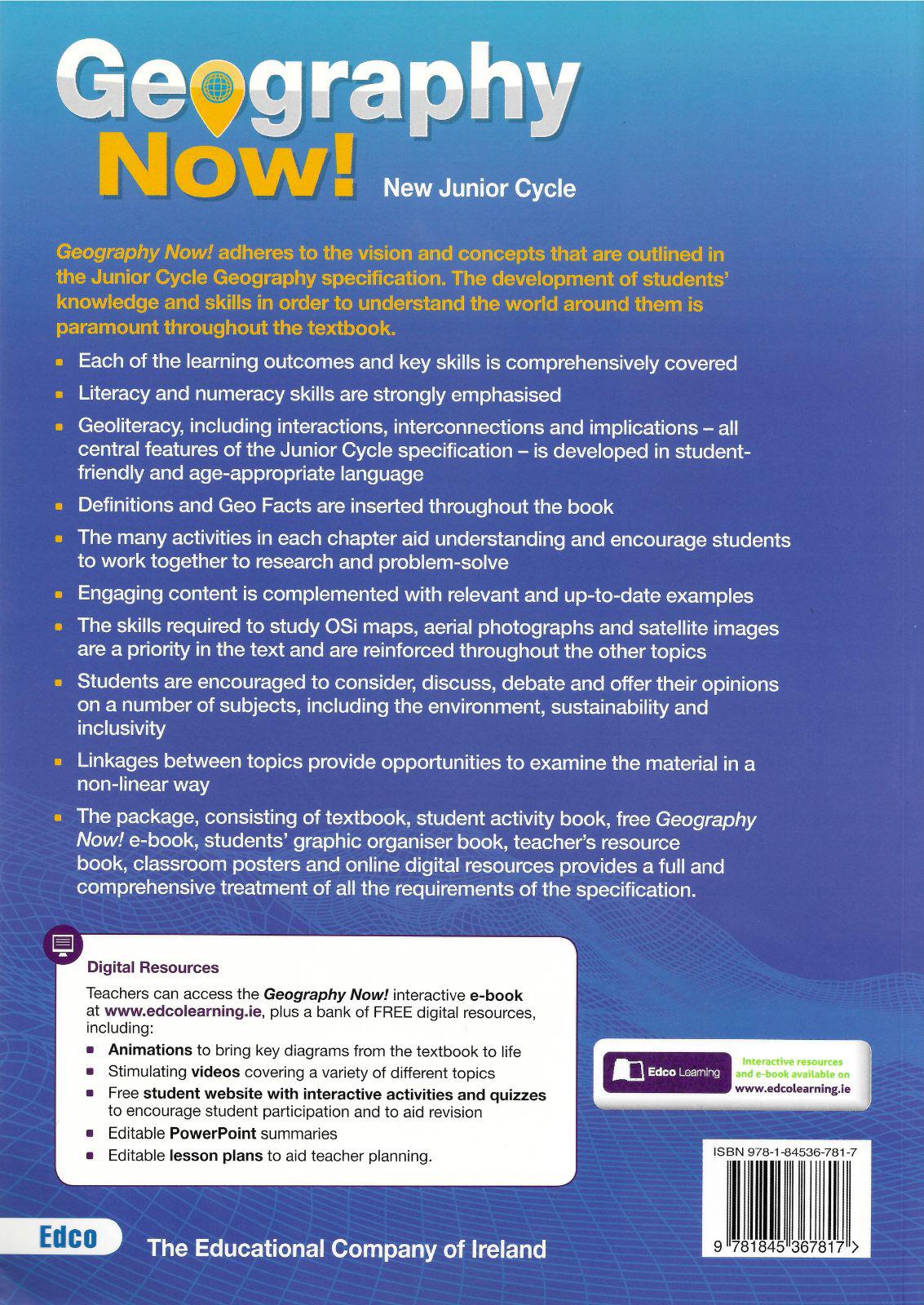 ■ Geography Now - Set by Edco on Schoolbooks.ie