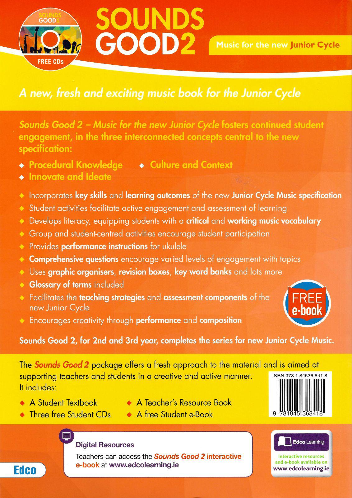 ■ Sounds Good 2 by Edco on Schoolbooks.ie