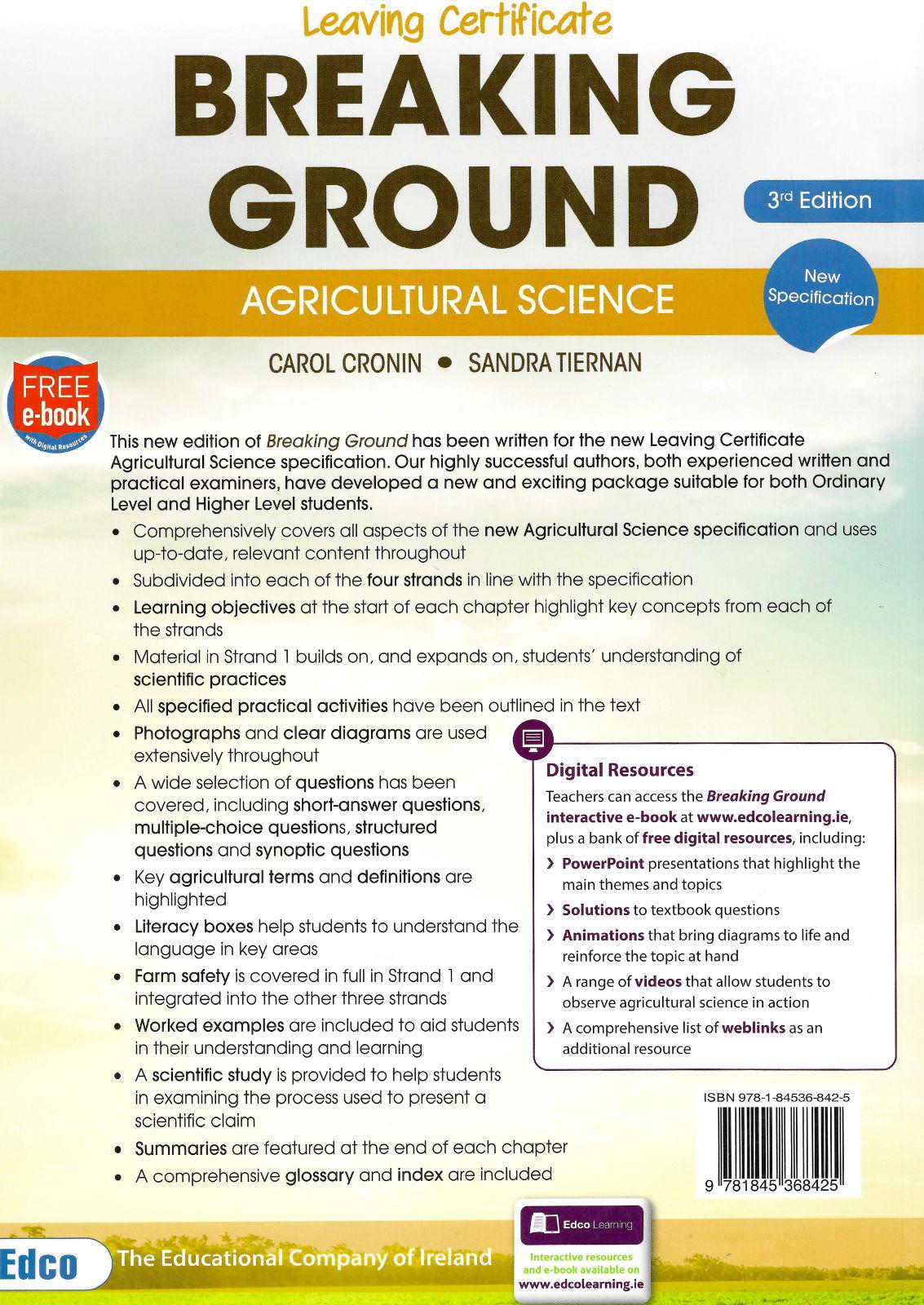 ■ Breaking Ground - 3rd Edition by Edco on Schoolbooks.ie