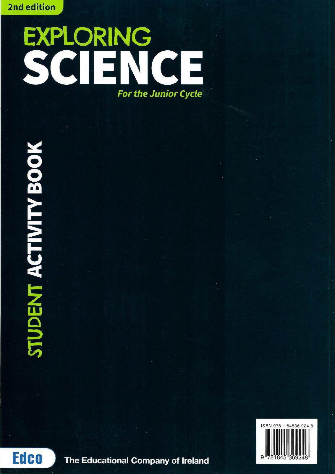 Exploring Science - 2nd / New Edition (2020) - Textbook & Activity Book Set by Edco on Schoolbooks.ie