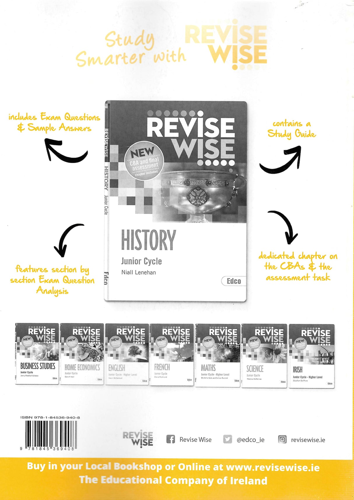 Exam Papers - Junior Cycle - History - Common Level - Exam 2026 by Edco on Schoolbooks.ie