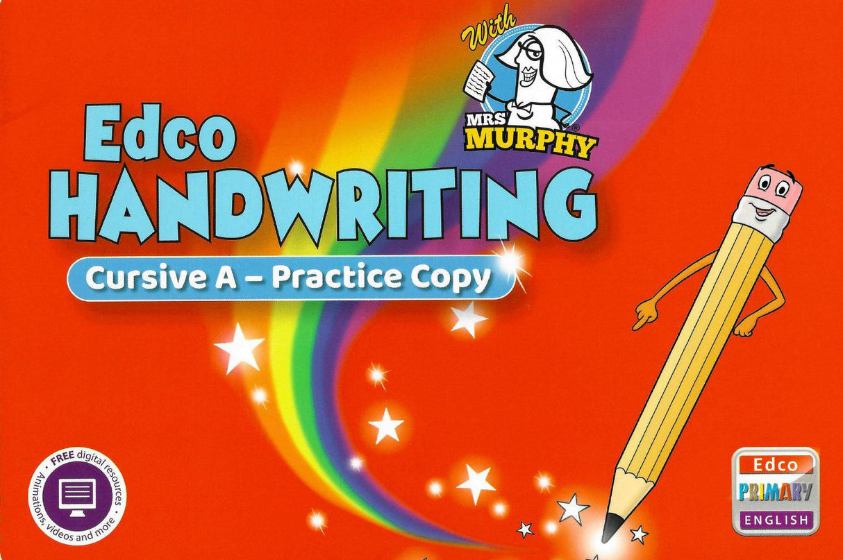 Handwriting A - Cursive with practice copy - Junior Infants by Edco on Schoolbooks.ie