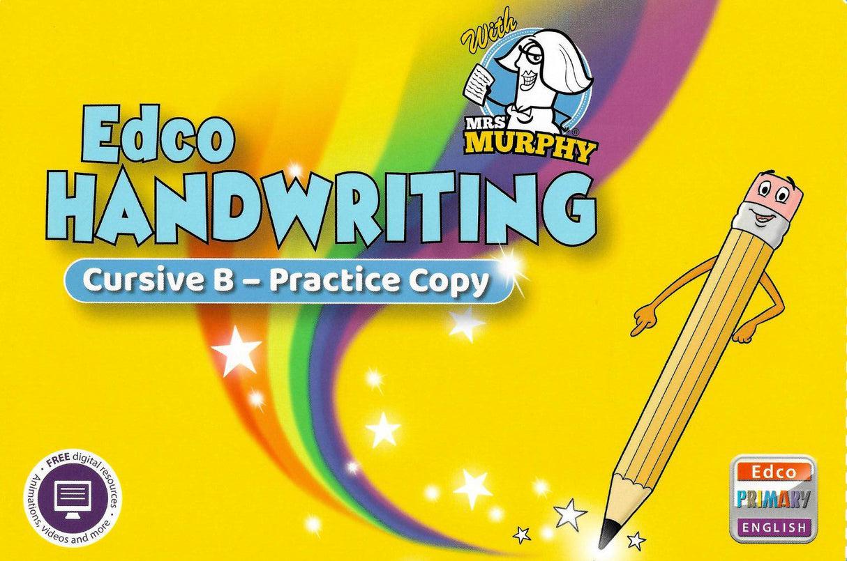 Handwriting B - Cursive with practice copy - Senior Infants by Edco on Schoolbooks.ie
