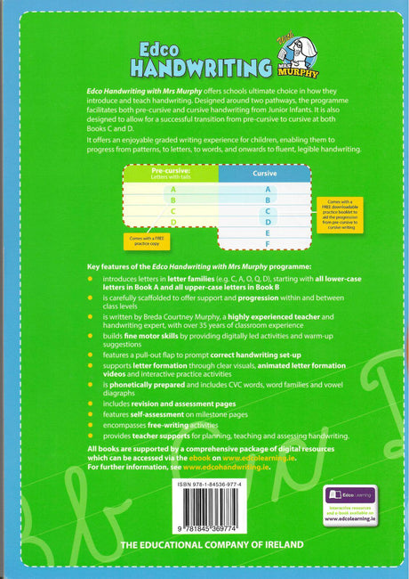Handwriting C - Cursive - First Class by Edco on Schoolbooks.ie