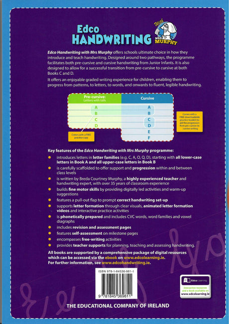 Handwriting F - Cursive - Fourth Class by Edco on Schoolbooks.ie