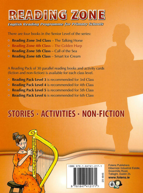 Reading Zone - 4th Class - The Golden Harp by Folens on Schoolbooks.ie