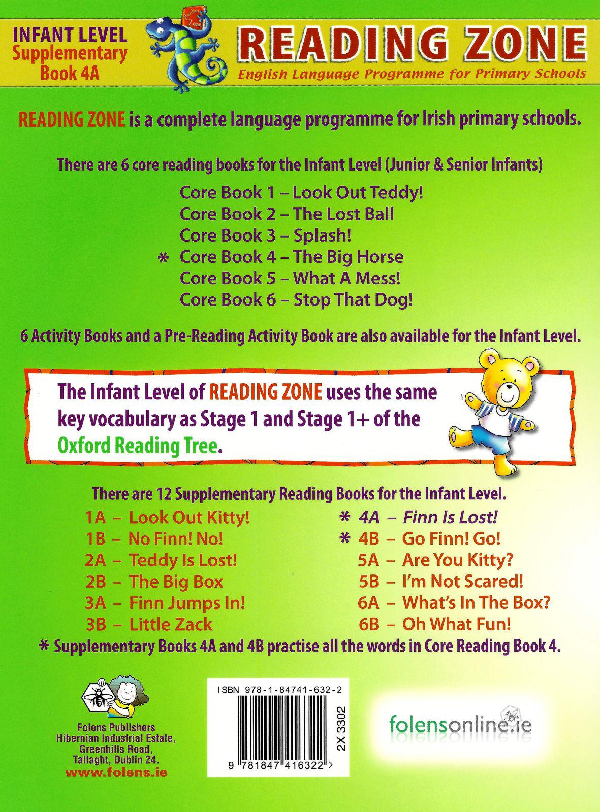 Reading Zone - Senior Infants by Folens on Schoolbooks.ie