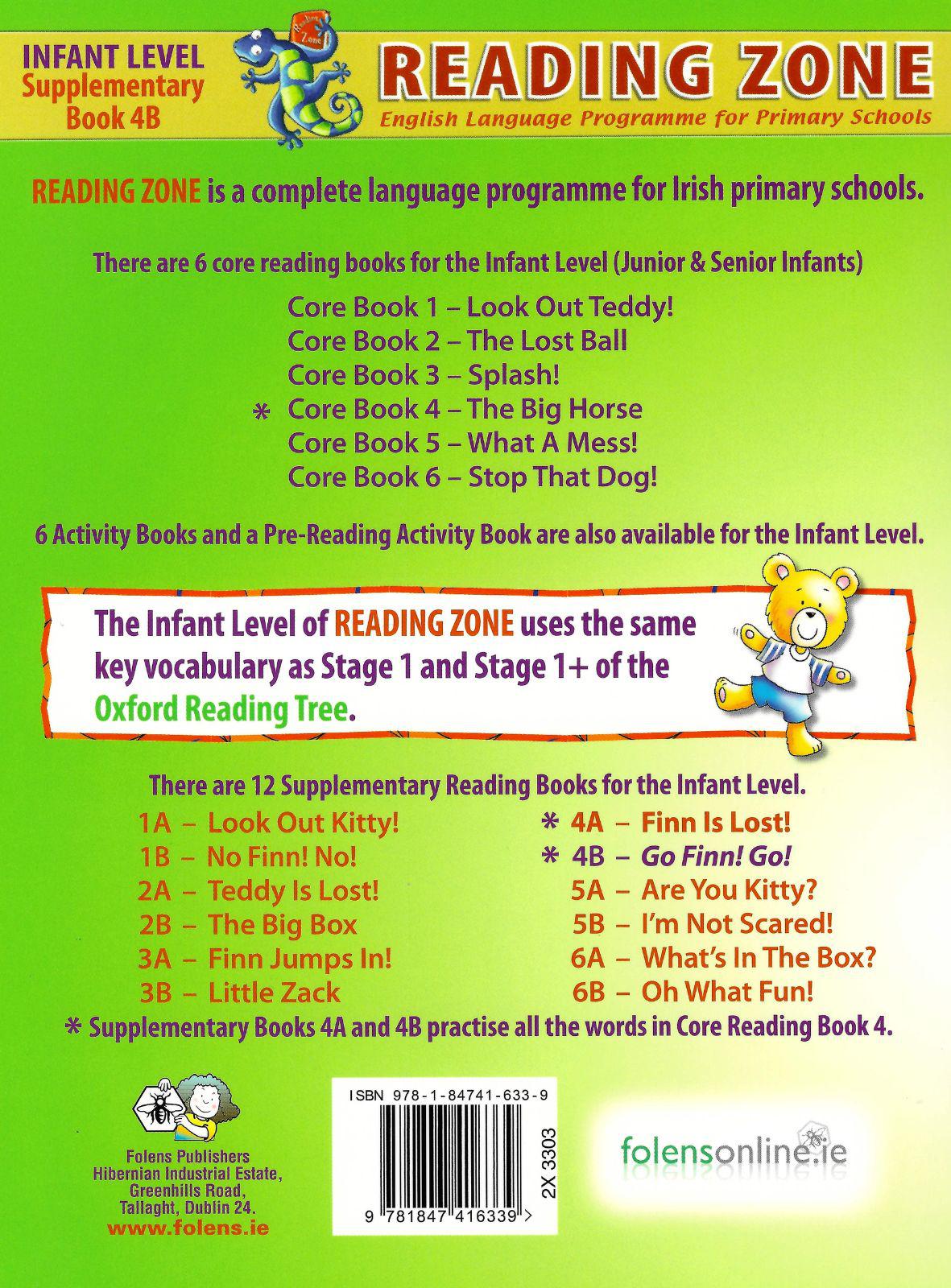 Reading Zone - Senior Infants by Folens on Schoolbooks.ie