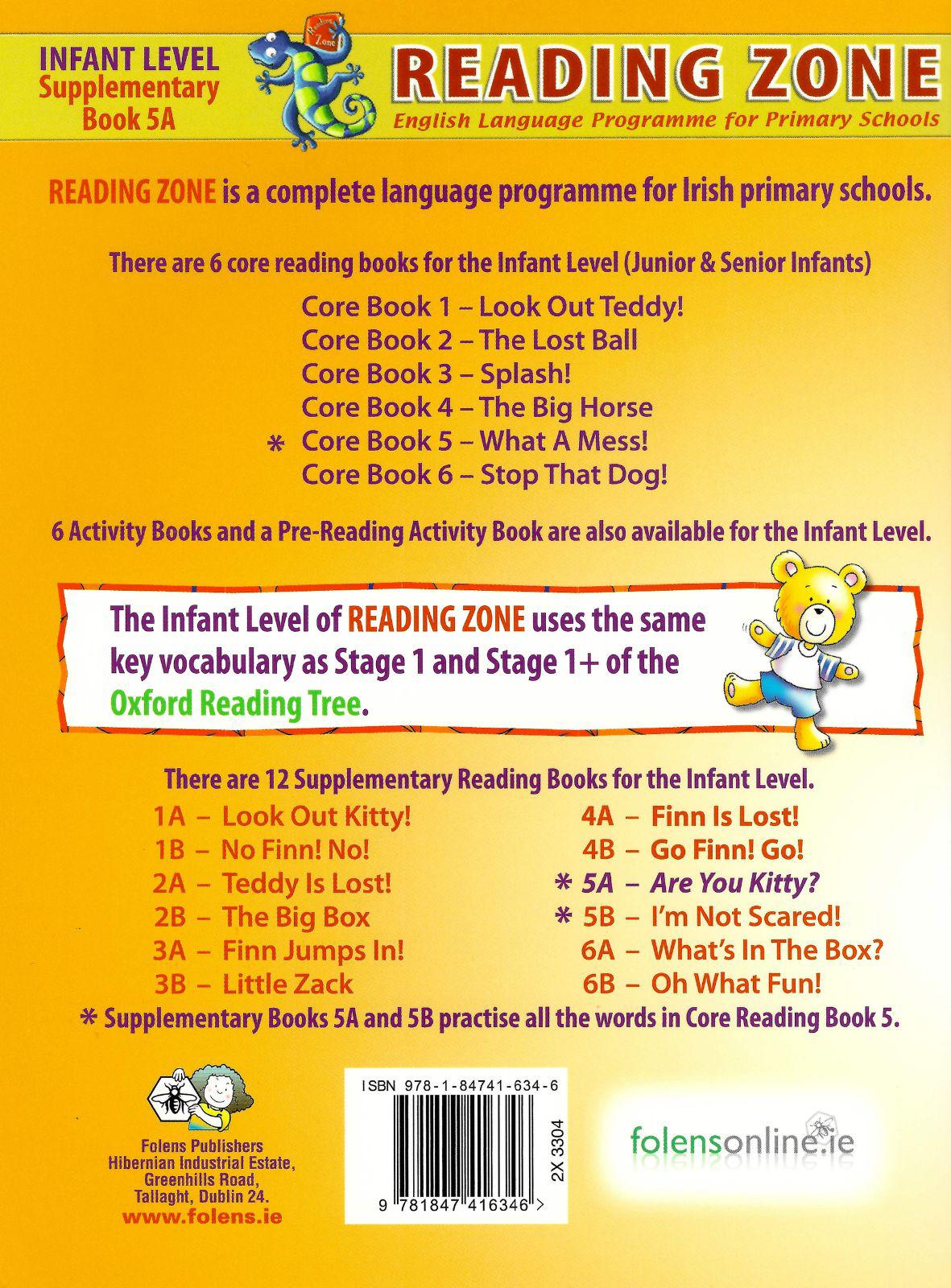 Reading Zone - Senior Infants by Folens on Schoolbooks.ie