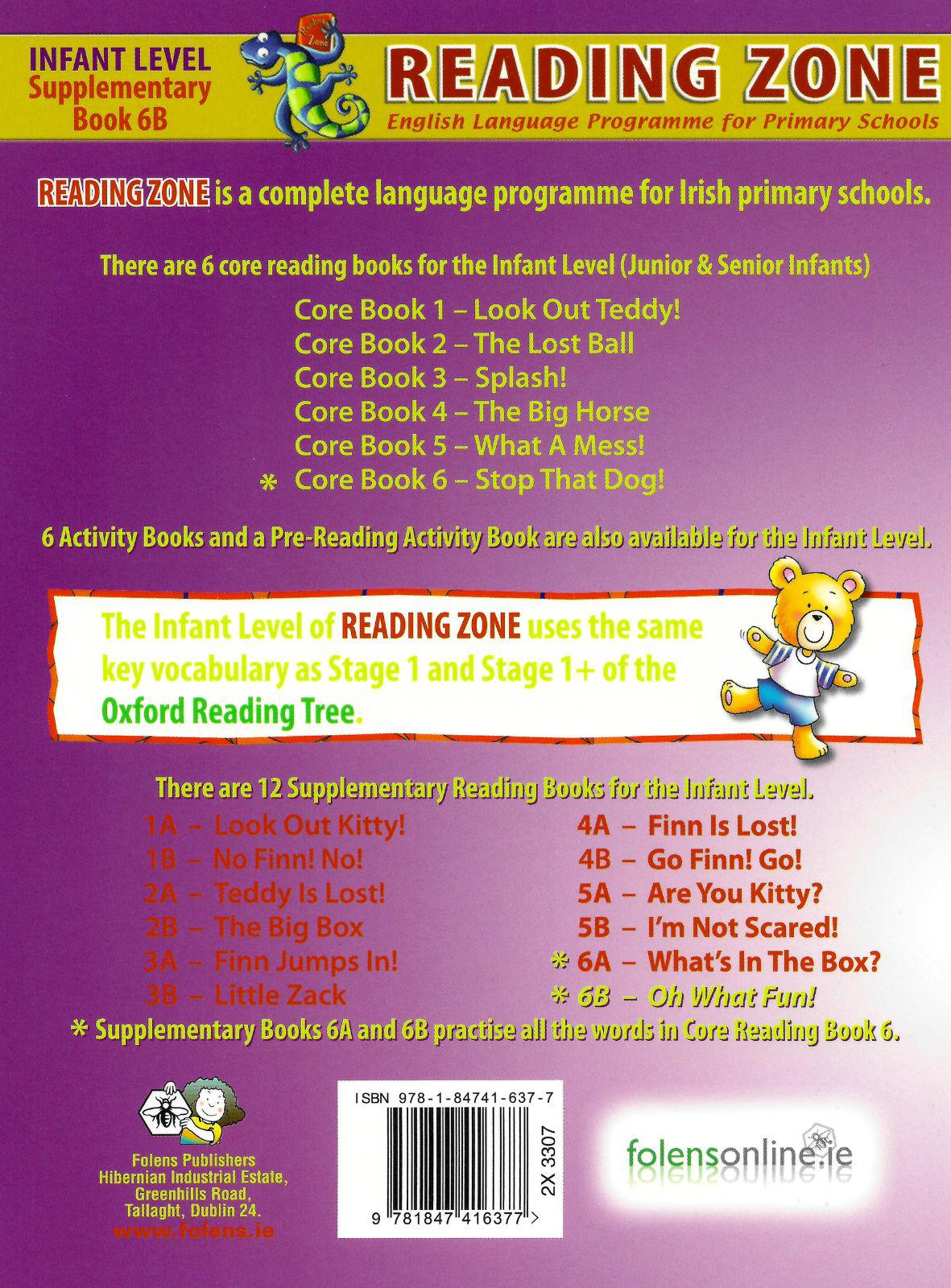 Reading Zone - Senior Infants by Folens on Schoolbooks.ie