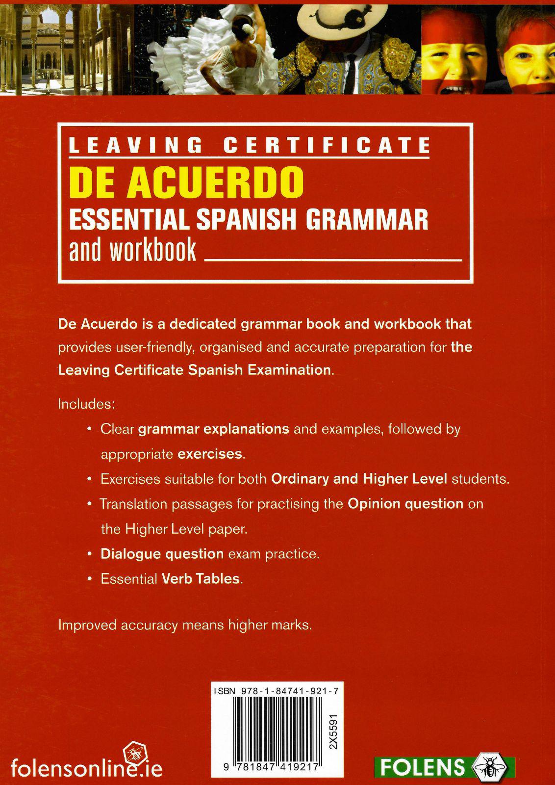 ■ De Acuerdo by Folens on Schoolbooks.ie