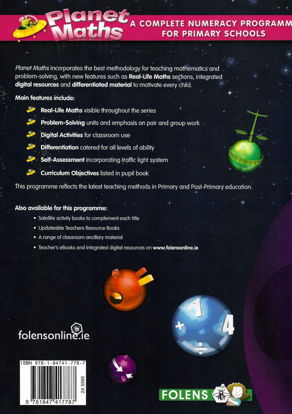 Planet Maths - Junior Infants - Set by Folens on Schoolbooks.ie