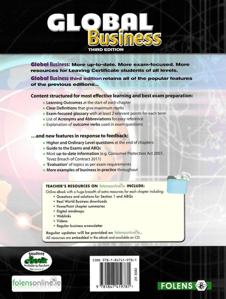 Global Business, 3rd Edition by Folens on Schoolbooks.ie