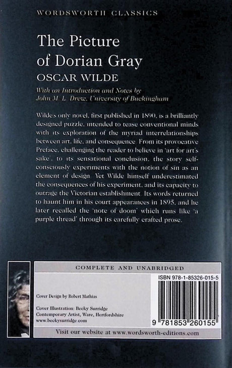 Picture Of Dorian Gray by Wordsworth Editions Ltd on Schoolbooks.ie